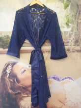 Load image into Gallery viewer, LACE GOWN NAVY
