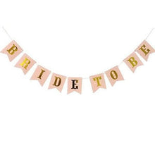Load image into Gallery viewer, BRIDE TO BE FLAG BUNTING
