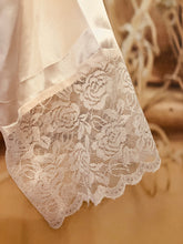 Load image into Gallery viewer, PEACH EMBROIDERED LACE GOWN
