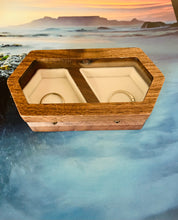 Load image into Gallery viewer, WOOD RING BOX DOUBLE
