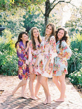Load image into Gallery viewer, BOHO FLORAL SATIN GOWNS
